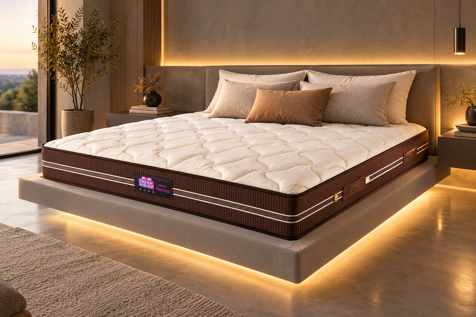 Memory Spring Zone mattress corner detail
