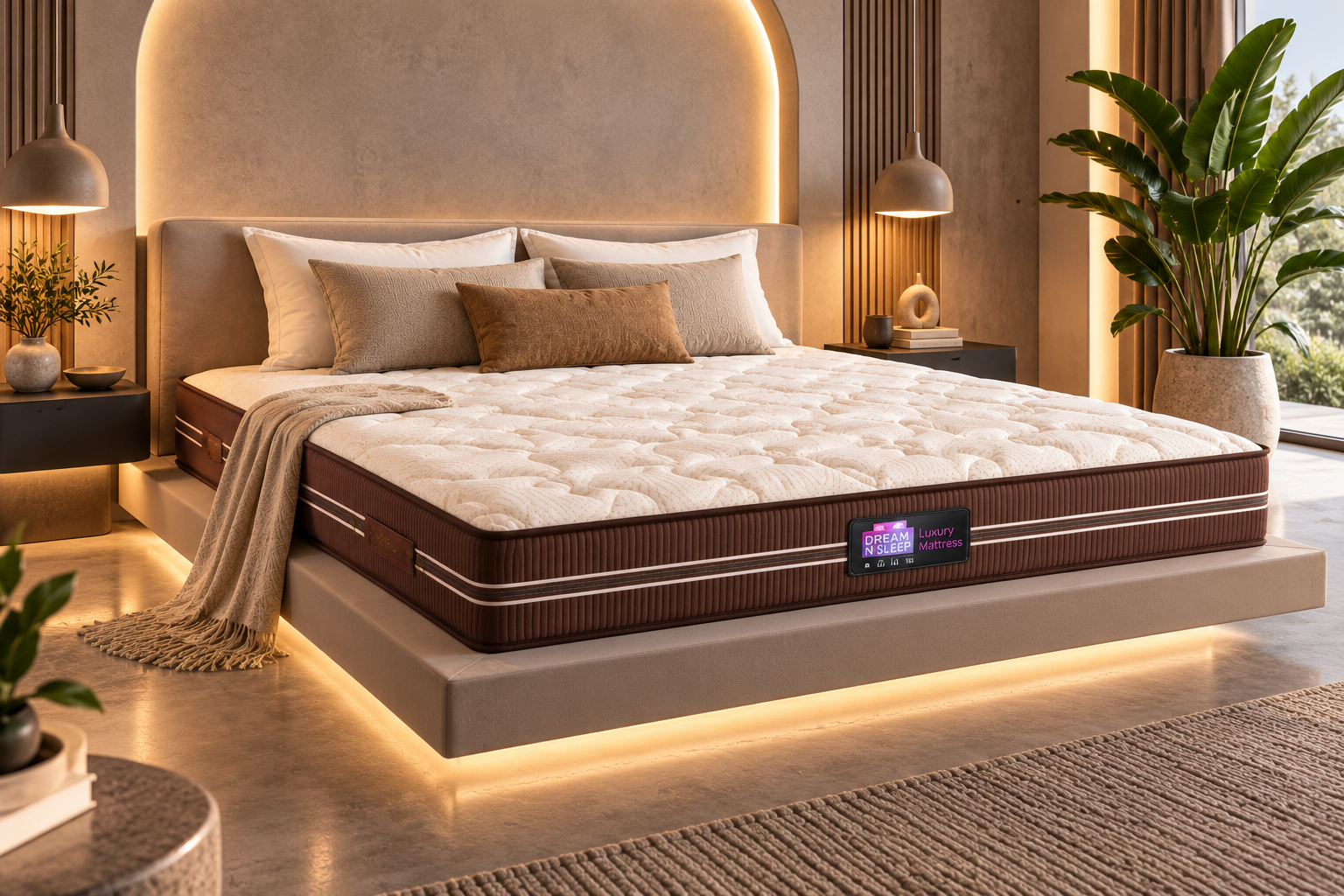 Memory Spring Zone mattress in bedroom
